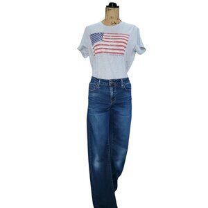 Roebuck and Co. R1893 Mid Rise Straight Leg Blue Denim Jeans Size 8